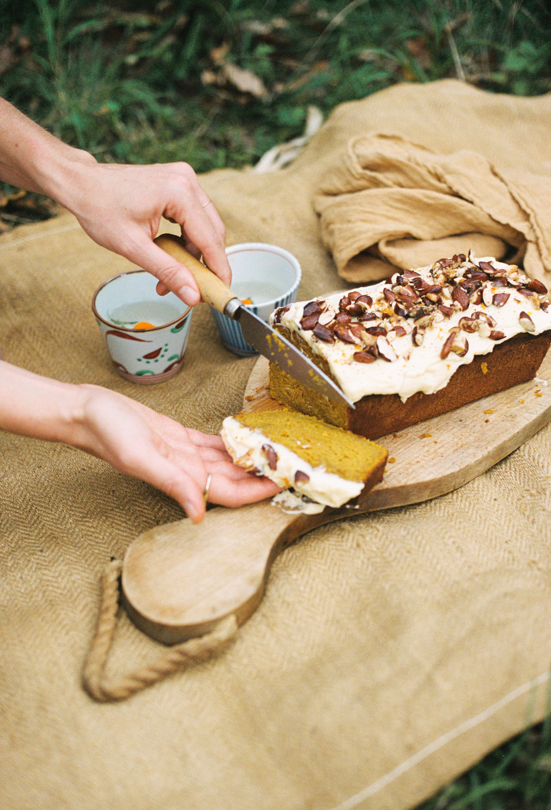 Recette : le gâteau à la citrouille de Lina Bou