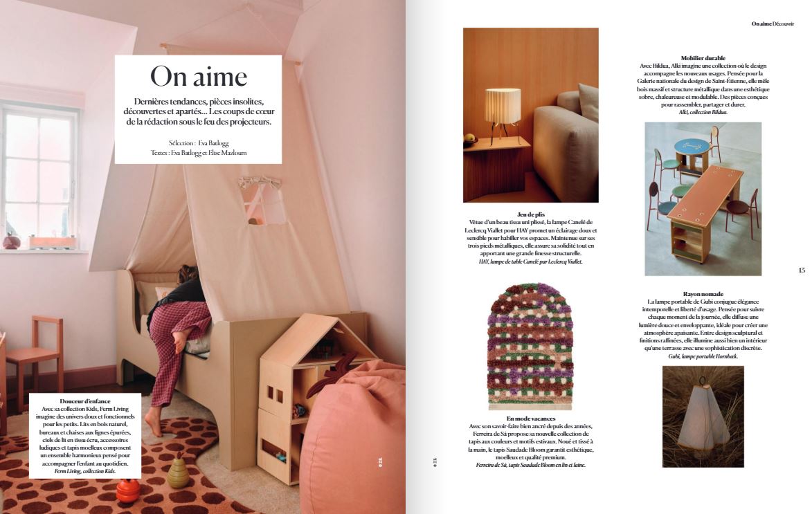 Double page du magazine