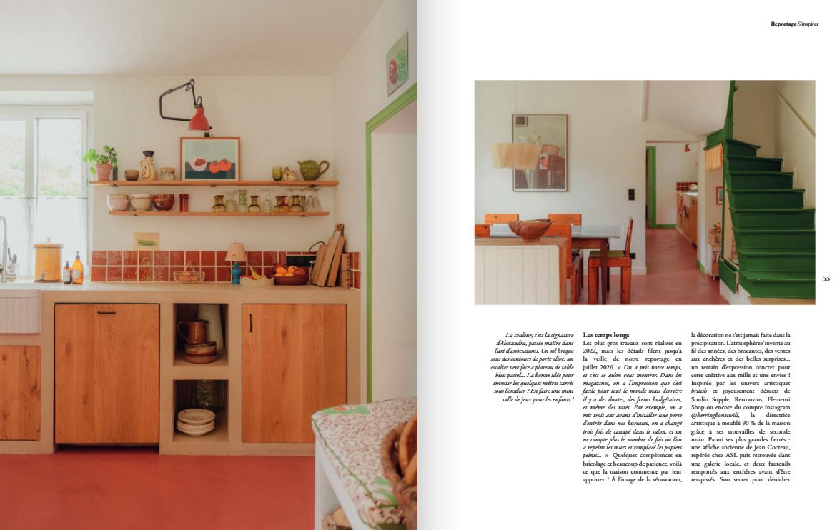 Double page du magazine