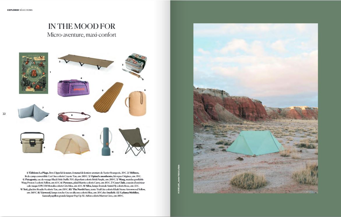 Double page du magazine