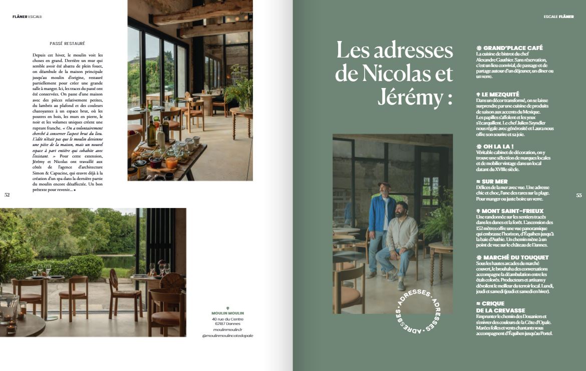Double page du magazine